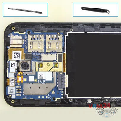 Cómo desmontar Asus ZenFone Go ZB452KG, Paso 8/1