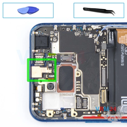 How to disassemble Xiaomi Mi 10 Lite, Step 14/1