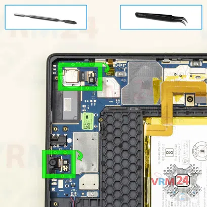 Como desmontar Lenovo Tab M10 Plus TB-X606F, Passo 14/1