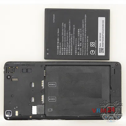 How to disassemble Lenovo K3 Note, Step 2/2