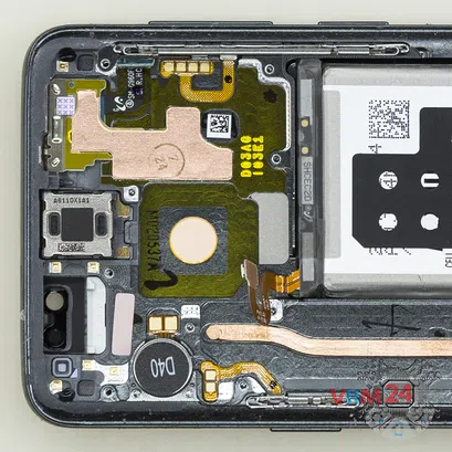 Cómo desmontar Samsung Galaxy S9 SM-G960, Paso 12/2