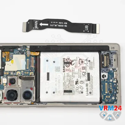 Como desmontar Samsung Galaxy S25 Ultra SM-S938 por si mesmo, Passo 10/6