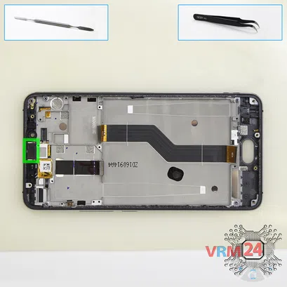 How to disassemble Meizu U20 U685Q, Step 17/1