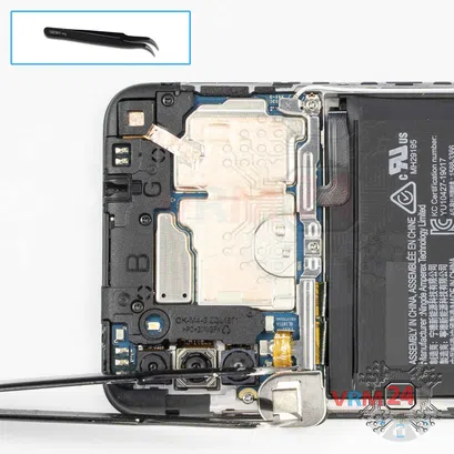 Cómo desmontar Samsung Galaxy A11 SM-A115, Paso 4/3