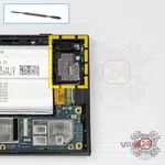 How to disassemble Sony Xperia XZ1, Step 12/1