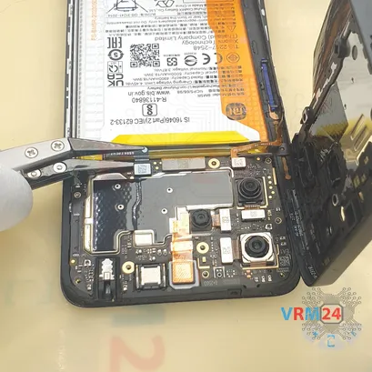 How to disassemble Xiaomi RedMi 12, Step 7/2