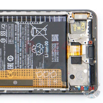 How to disassemble Xiaomi Mi 11 Lite, Step 15/3