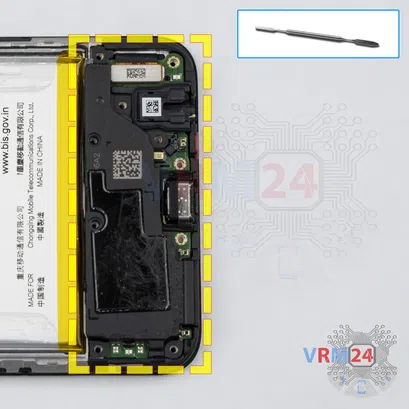 How to disassemble Realme 8, Step 9/1