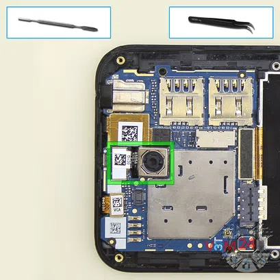 Как разобрать Asus ZenFone Go ZB452KG, Шаг 9/1