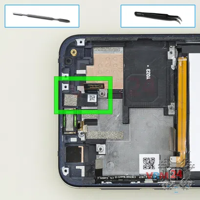 Как разобрать Nokia 7.1 TA-1095, Шаг 15/1