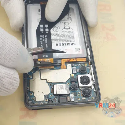 Cómo desmontar Samsung Galaxy A73 SM-A736, Paso 6/2