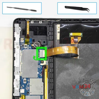 Como desmontar Huawei MediaPad T5, Passo 5/1