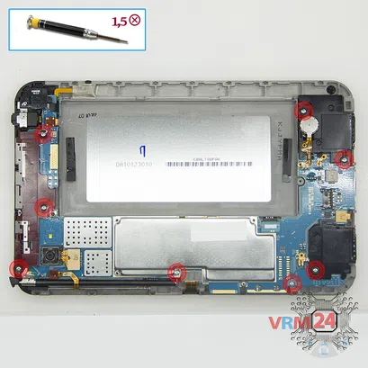 How to disassemble Samsung Galaxy Tab GT-P1000, Step 5/1