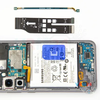 Como desmontar Samsung Galaxy S23 FE SM-S711 por si mesmo, Passo 9/2