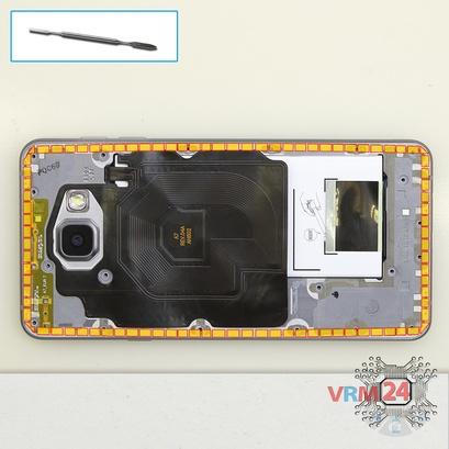 How to disassemble Samsung Galaxy A7 (2016) SM-A710, Step 4/1