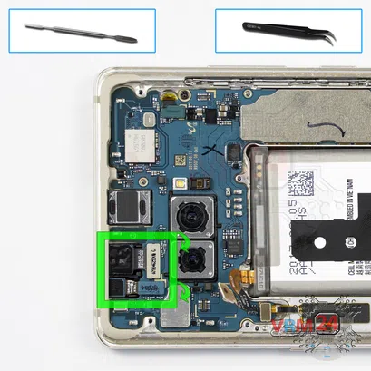 Cómo desmontar Samsung Galaxy Note 8 SM-N950, Paso 7/1