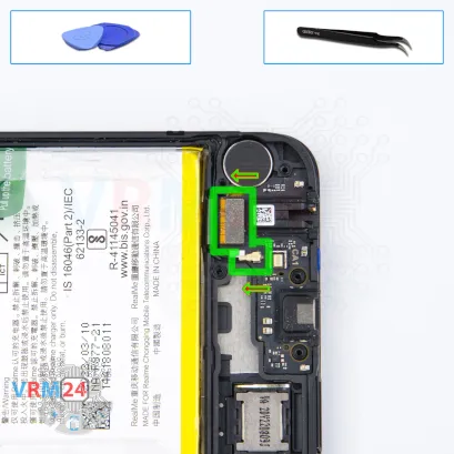 Как разобрать Realme C30, Шаг 12/1