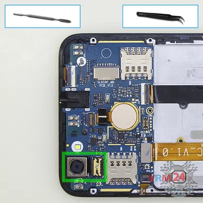 How to disassemble Micromax Canvas Juice 4 Q465, Step 10/1