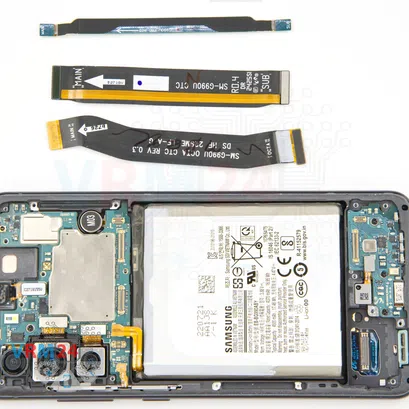 Como desmontar Samsung Galaxy S21 FE SM-G990 por si mesmo, Passo 9/2