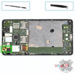 How to disassemble Microsoft Lumia 535 DS RM-1090, Step 7/1