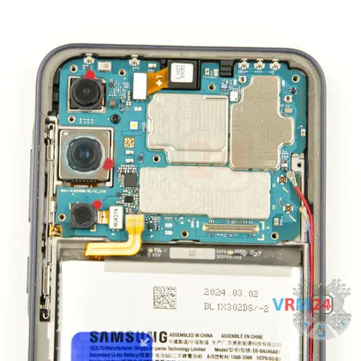 How to disassemble Samsung Galaxy A35 5G SM-A356, Step 14/2