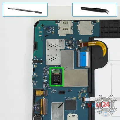 Cómo desmontar Samsung Galaxy Tab E 9.6'' SM-T561, Paso 3/1