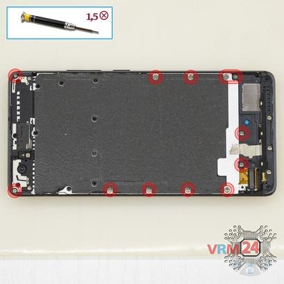 How to disassemble ZTE Nubia Z17, Step 6/1