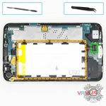 How to disassemble Samsung Galaxy Tab 3 7.0'' SM-T211, Step 3/1