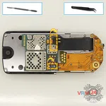 How to disassemble Nokia 8800 Sirocco RM-165, Step 6/1