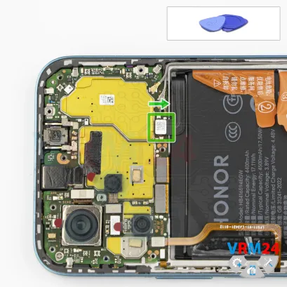 How to disassemble Honor 200 Lite, Step 7/1