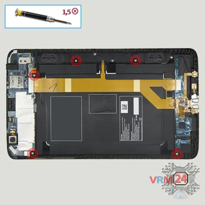 How to disassemble LG G Pad 8.3'' V500, Step 6/1