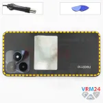 How to disassemble Realme C53, Step 3/1