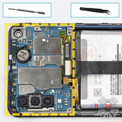 Cómo desmontar Samsung Galaxy A60 SM-A6060, Paso 14/1