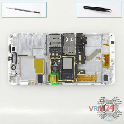 How to disassemble Lenovo S60, Step 12/2