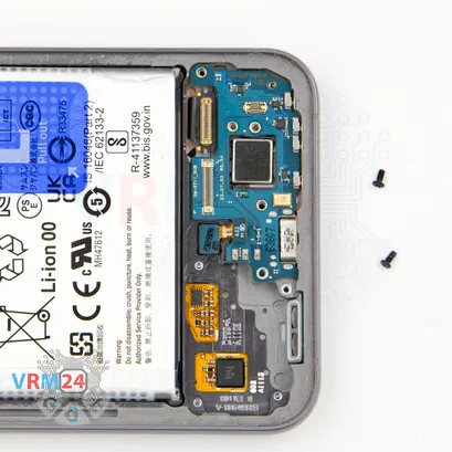 Como desmontar Samsung Galaxy S23 FE SM-S711 por si mesmo, Passo 11/2