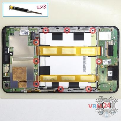 How to disassemble Asus MeMO Pad 8 ME581CL, Step 3/1