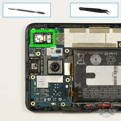 How to disassemble HTC U Ultra, Step 11/1