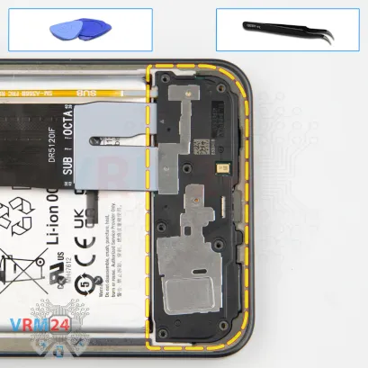 How to disassemble Samsung Galaxy A36 SM-A366, Step 8/1