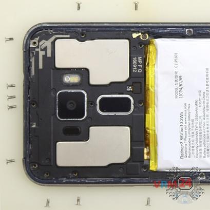 How to disassemble Asus ZenFone 3 ZE520KL, Step 4/2