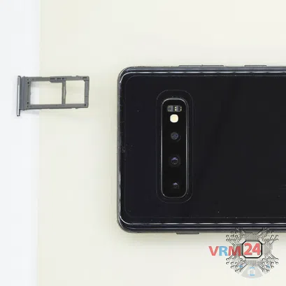 How to disassemble Samsung Galaxy S10 Plus SM-G975, Step 1/2