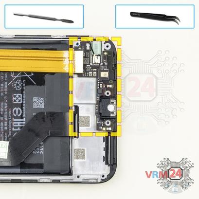 How to disassemble Xiaomi Mi Play, Step 10/1