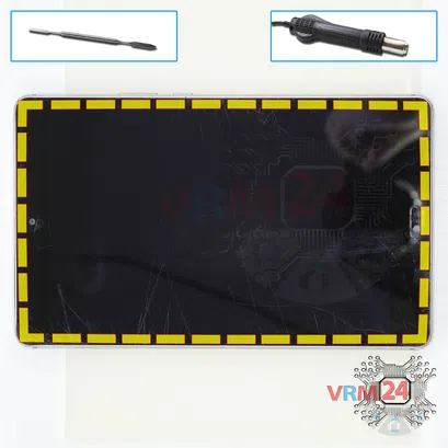 How to disassemble Huawei MediaPad M3 Lite 8", Step 2/1