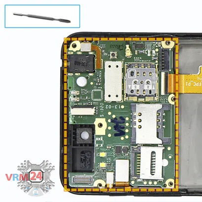 How to disassemble Highscreen Alpha ICE, Step 8/1