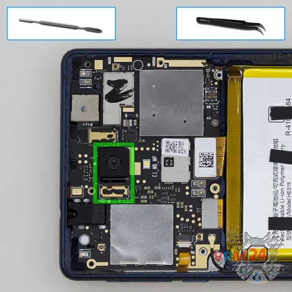 How to disassemble Nokia 3 (2017) TA-1032, Step 11/1