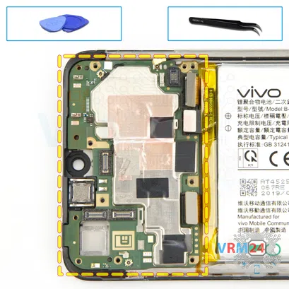 How to disassemble vivo Y93, Step 12/1