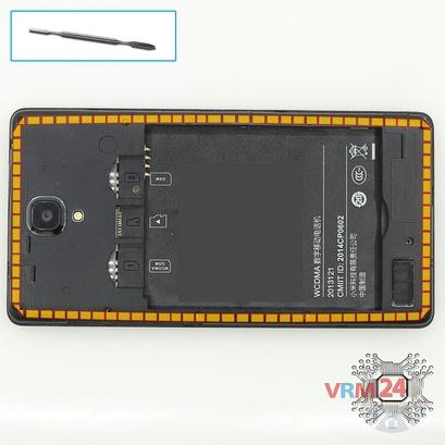 How to disassemble Xiaomi RedMi Note, Step 4/1