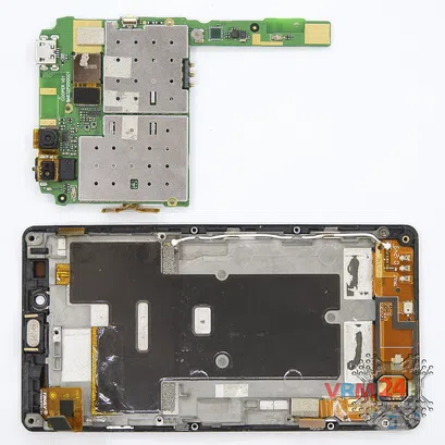 How to disassemble Alcatel OT View 5040X, Step 7/2