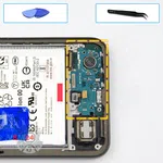 Cómo desmontar Samsung Galaxy A34 SM-A346, Paso 13/1