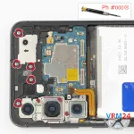 How to disassemble Samsung Galaxy S24+ SM-S921, Step 12/1