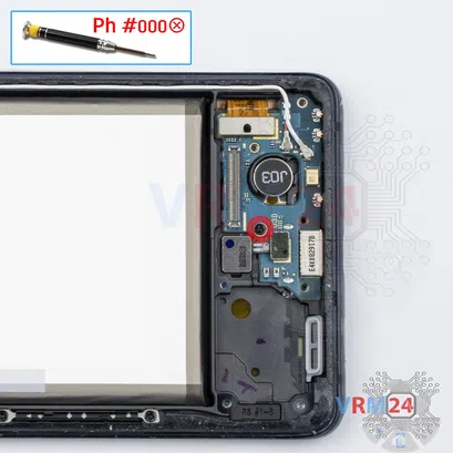 Como desmontar Samsung Galaxy S20 FE SM-G780 por si mesmo, Passo 11/1